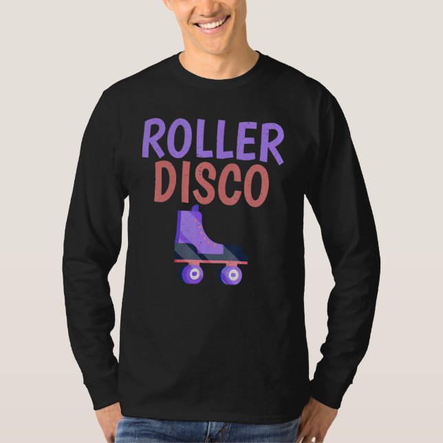 Roller Disco Roller Skating T-Shirt (Front)
