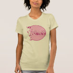 Roller Diva 80's t-shirt<br><div class="desc">Perfect for roller derby fans</div>