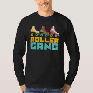 Roller Gang  Street Skating Derby Skater 70s Rolle T-Shirt