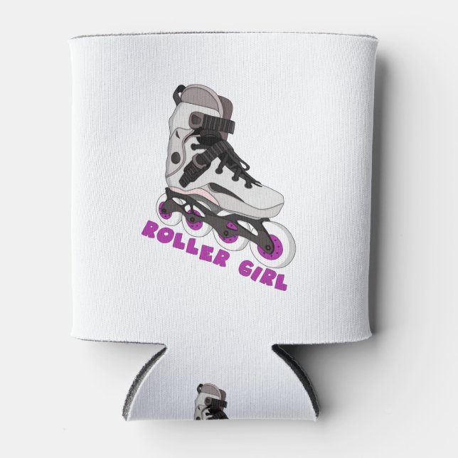 Roller Girl Can Cooler (Front)