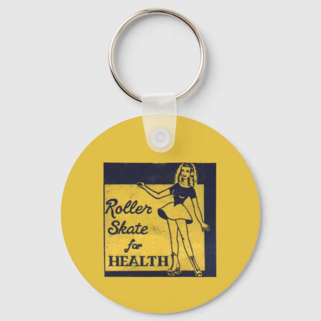 Roller Girl Key Ring (Front)