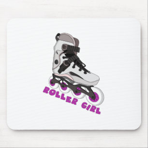 Roller Girl Mouse Pad