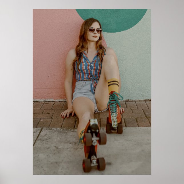 Roller Girl  Poster - Roller Skating  (Front)