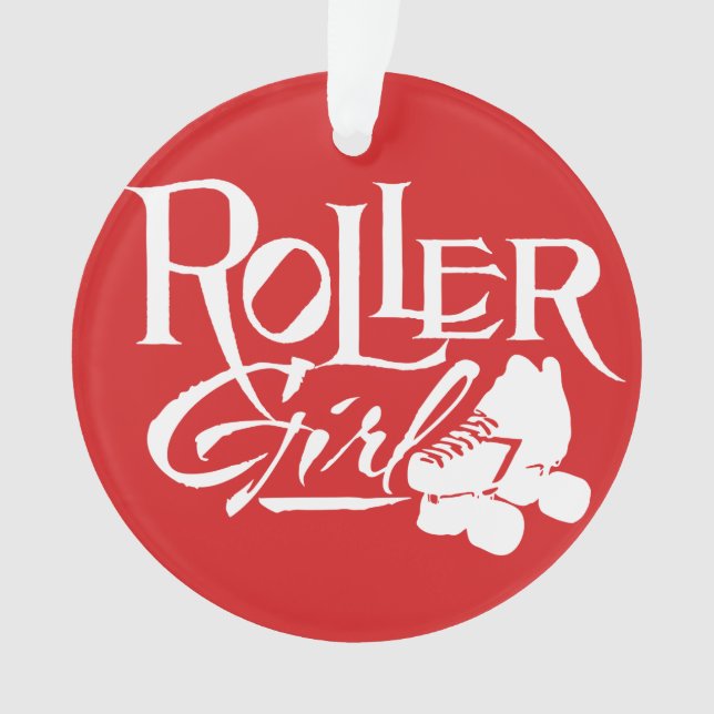 Roller Girl, Roller Derby Ornament (Front)