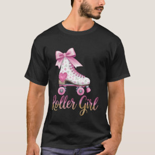 Roller Girl Skater Roller Skating 70s 90s 80's Rol T-Shirt
