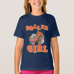 roller girl vintage roller skating T-Shirt