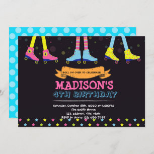 Roller Skate Invitation