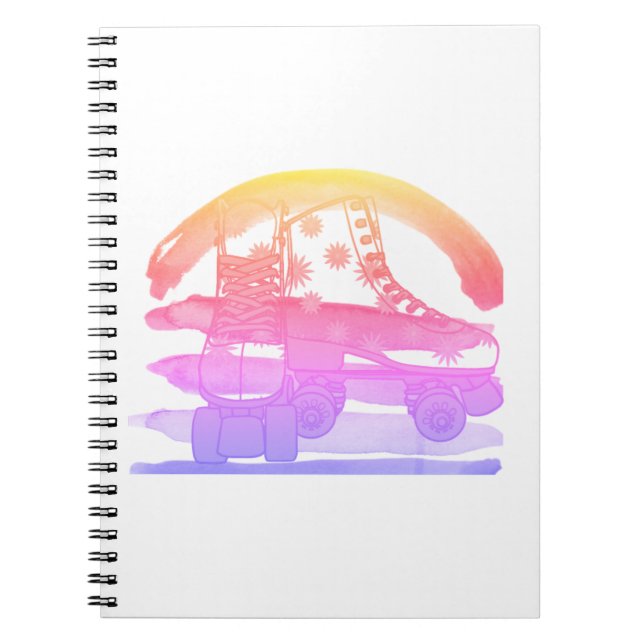 Roller Skate Let's Roll Notebook (Front)
