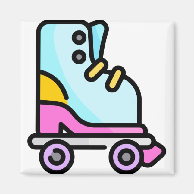 Roller Skate Magnet (Front)