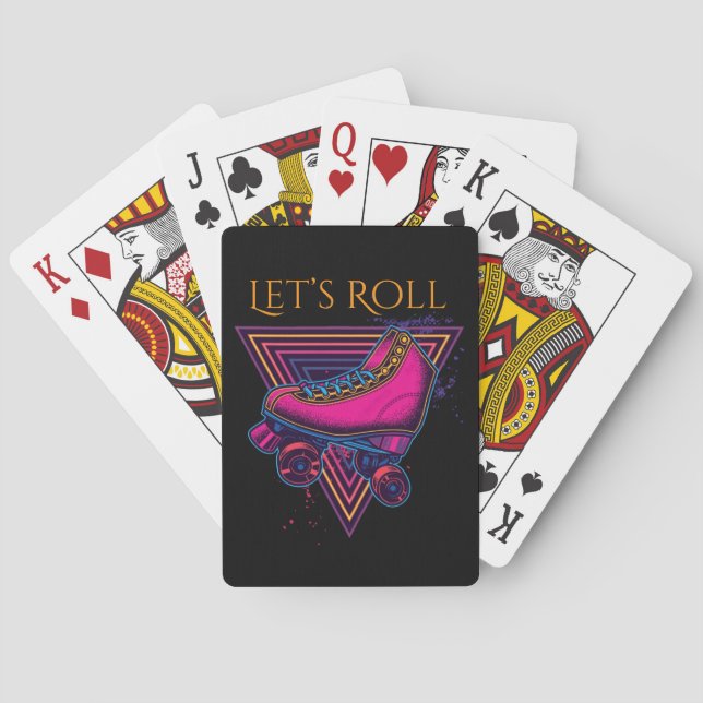 Roller Skate Playing Cards (Back)