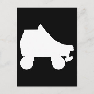 roller skate postcard