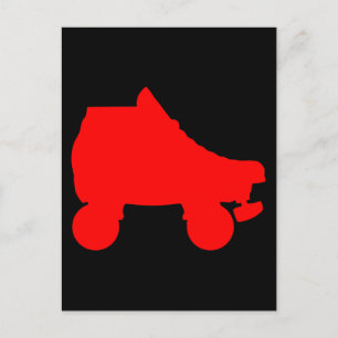 roller skate postcard