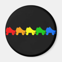roller skate rainbow