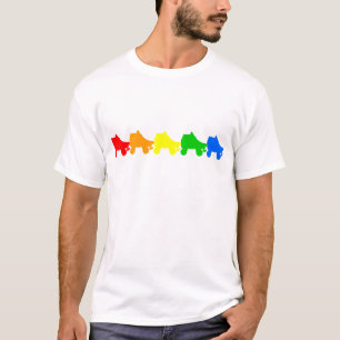 roller skate rainbow T-Shirt