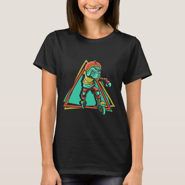 Roller Skater Inline Skating  T-Shirt (Front)