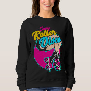 Roller skates disco inline skating roller skating  sweatshirt
