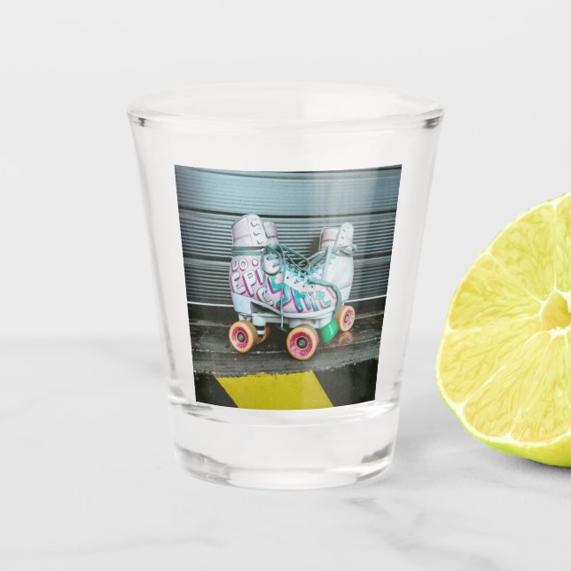 Roller Skates Epic Shot Glass (Front)