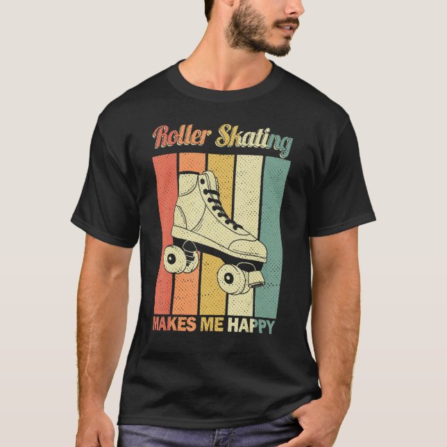 Roller Skates Girls Inline Skates T-Shirt (Front)