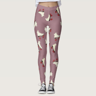 Roller Skates Pattern Custom Leggings