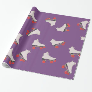 Roller Skates Pattern Wrapping Paper