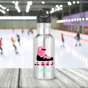Roller Skates Personalised Kids Stainless Steel Wa 532 Ml Water Bottle