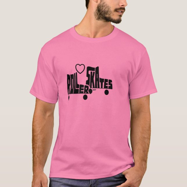 ROLLER SKATES SILHOUETTES T-Shirt (Front)