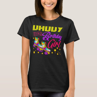 Roller Skates Skating Daddy Of The Birthday Girl S T-Shirt