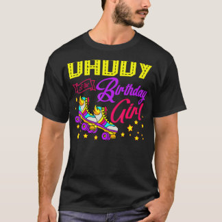 Roller Skates Skating Daddy Of The Birthday Girl S T-Shirt