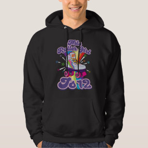 Roller Skating 12 Year Old 12th Birthday Girl Skat Hoodie