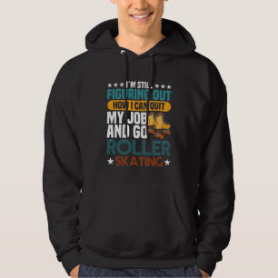 Roller Skating 80s Party Disco Rollerskate Hoodie