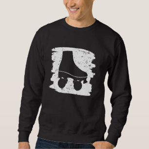Roller Skating Art Men Women 80s Roller Derby Roll Sweatshirt