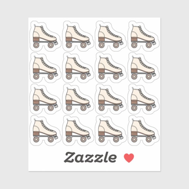 Roller Skating Boot Sport Fitness Exercise Planner (Sheet)