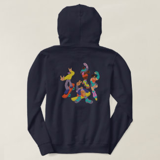 "Roller Skating Club" Cartoon Skaters Sweatshirt