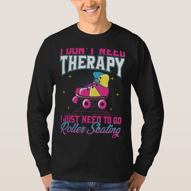 Roller Skating For Men Women Roller Derby Inline S T-Shirt (Front)