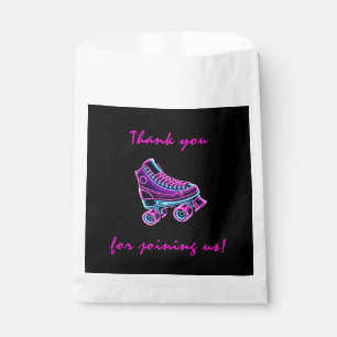 Roller Skating Party Girls Neon Glow Birthday Favour Bags