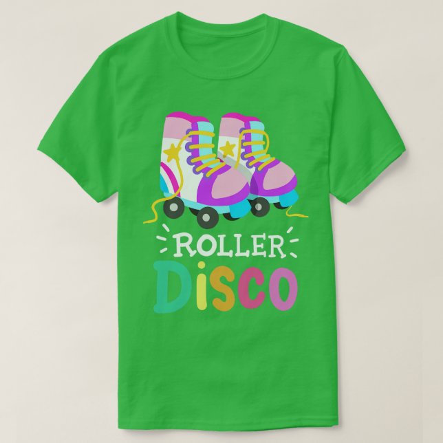 Roller Skating Roller Disco T-Shirt (Design Front)