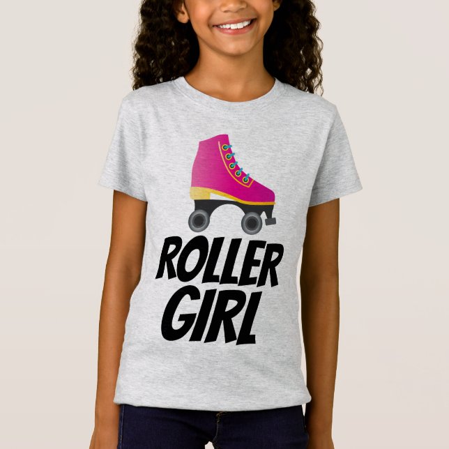 ROLLER SKATING T-SHIRTS FOR GIRLS (Front)
