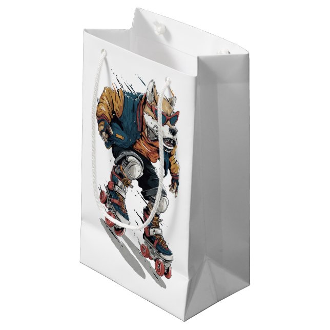 Rollerblade Dog Small Gift Bag (Front Angled)