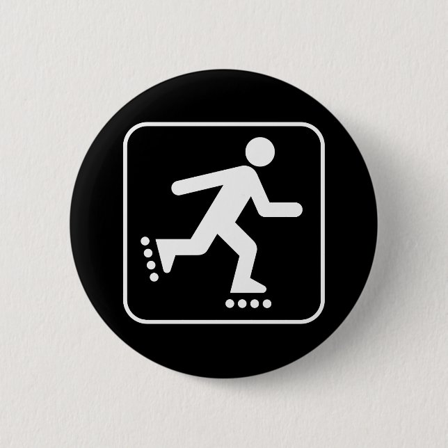 Rollerblade Symbol Button (Front)