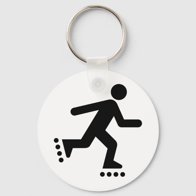 Rollerblade Symbol Keychain (Front)