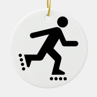 Rollerblade Symbol Ornament
