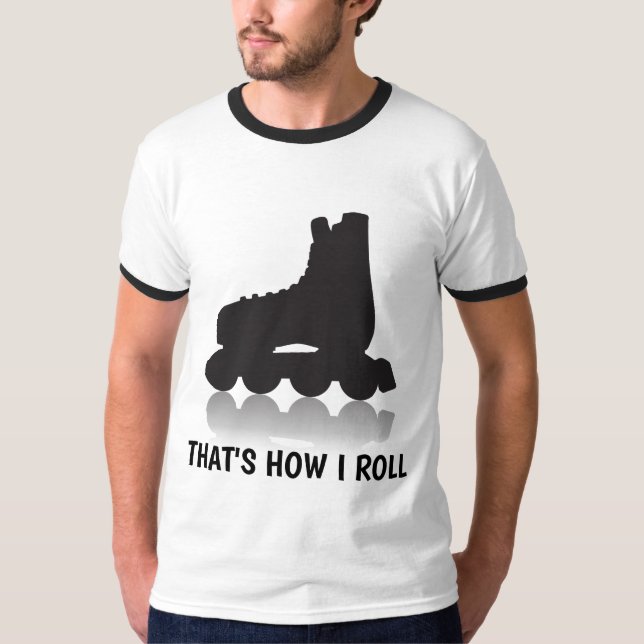 ROLLERBLADER ROLLER BLADING T-Shirts (Front)
