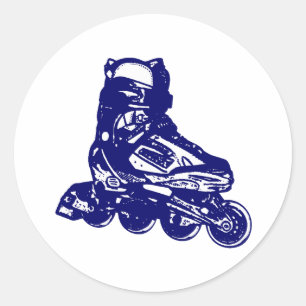 Rollerblades Classic Round Sticker