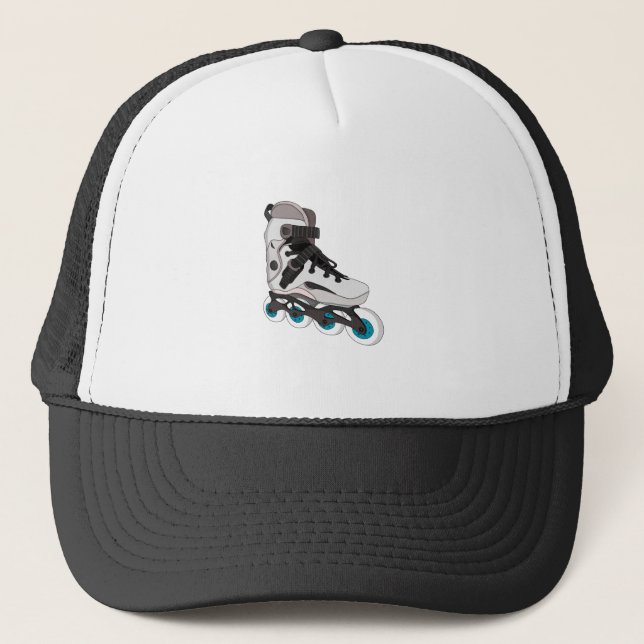 Rollerblades Rollerskates Inline Skates Art Trucker Hat (Front)