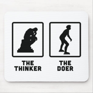 Rollerblading Mouse Pad
