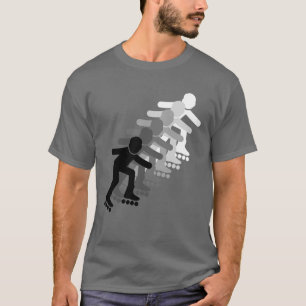 Rollerblading six times gradient T-Shirt