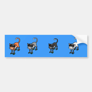 Rollercats bumpersticker bumper sticker