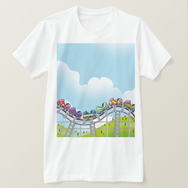 Rollercoaster ride T-Shirt (Design Front)