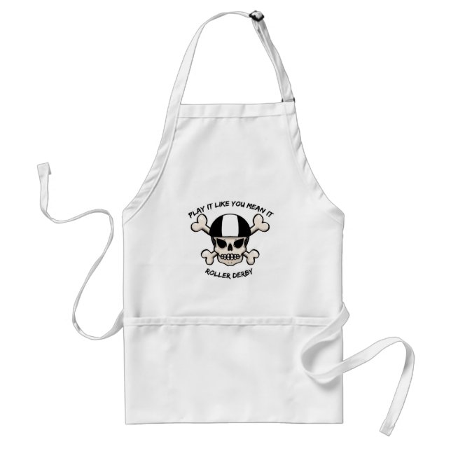 Rollerderby play it like you mean it standard apron (Front)