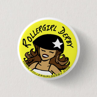 Rollergirl Derby Buttons! 3 Cm Round Badge
